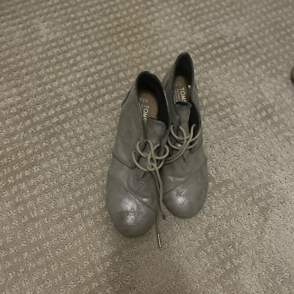 Grey Tom’s wedge heel